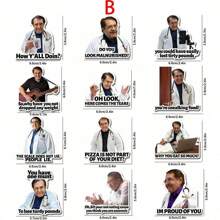 12 件趣味减肥冰箱贴，适用于厨房和家居，健康生活方式的励志名言