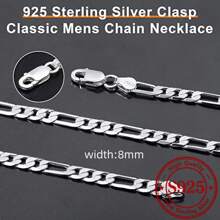925 Pure Silver, Silver  Necklace, Suitable For Both Men And Women, Unusual Ornaments, Anniversary, Men's Gift, Perfect Valentine's Day Gift, For Boyfriend, Send To Friends