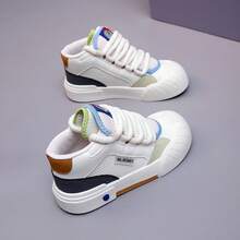 Women Skateboarding Shoes - 米白高幫 - 查看 2