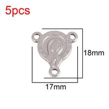 5pcs Stainless Steel Religious Pendant Virgin Mary Charms Jesus Christian Talisman Pendant For DIY Jewelry Making Accessories