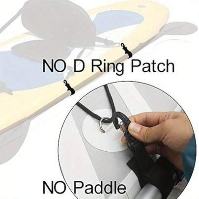 Kayak Paddle Board Accessories - Universal Paddle Clip, Handlebar Hook, Suitable For Electric Bikes, Shopping Carts, 360° Rotatable Paddle Hanging Hook, Multi-Function Boat Paddle Hanging Clip, Line Storage Hook