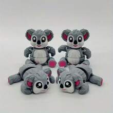 1 件可爱坐着的考拉雕像，创意家居客厅装饰，柔软可爱的书桌/卧室装饰品，治愈风格