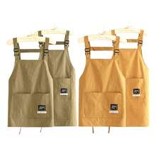 New Professional Barber Apron Breathable Waterproof Cooking Aprons 2 Sizes Large Pocket Working Clothes For Hairdressing - Multicolor - View 5