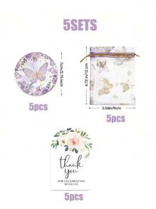 Set de regalo de espejos con diseño de mariposa, incluye 10 espejos con estampado de mariposa, 10 bolsas de organza, 10 tarjetas de agradecimiento con diseño floral. Ideal como recuerdo para bodas, despedidas de soltera, fiestas de cumpleaños y fiestas con temática de mariposas. Disponible en 3/15/30 piezas