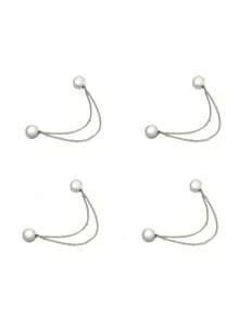 4pcs Mixed Adjustable Magnetic Pants Clips And Cuff Clips - Durable Alloy, Removable Hem Clips Suitable For Pants And T-Shirts, Magnetic Pants Hem Clips Can Shorten Pants Length Without Sewing, Strong Magnetic Clip - Multicolor - View 11