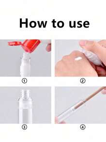 1PC真空泵瓶乳液眼霜粉底霜精华旅行瓶迷你化妆品小样包装便携化妆工具分装瓶 - 無色 - 查看 2