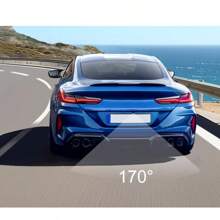 1 szt. Uniwersalna kamera samochodowa z tyłu samochodu, wisząca, wodoodporna, o wysokiej rozdzielczości, wodoodporna, szerokokątna, tylna kamera