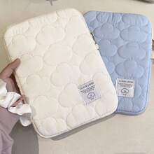 1PC Cute Cloud Embroidered IPad Tablet Bag Ins11/13/15 Inch Laptop Storage Bag
