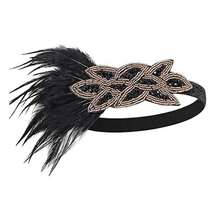 1 pezzo Fascia per capelli vintage da donna stile anni '20 Charleston Flapper, accessorio per mascherata/festa serale - Multicolore - Visualizzare 21