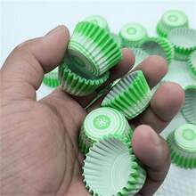 Mini Cake Cupcake Liners, Baking Cups, Cupcake Paper Cups, Baking Molds, Disposable Cake Cups - Green - View 5