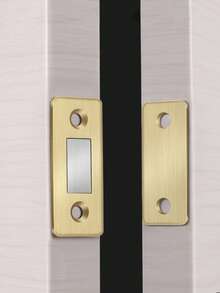 Ultra-Thin Cabinet Door Magnetic Adsorption Drawer Door Cabinet Door Magnetic Adsorption Door Latch, Kitchen Wardrobe Door Magnetic Adsorption Closer - Silver - View 5