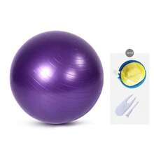 Bóng tập Yoga chống vỡ cao cấp 55cm-65cm-75cm-85cm - Cải thiện sức mạnh cốt lõi, phục hồi chức năng sau sinh và rèn luyện thể lực. Thiết kế dày, bền, chống vỡ cho việc tập luyện (Bao gồm bơm) - Nhiều màu - Xem 17