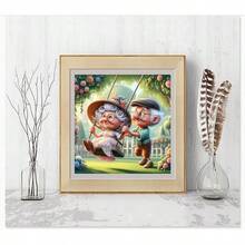 Summer Must-Have,2025 Best SellerLILEIDECO Painting Kits Adults 5D Art Paint With Round Diamonds Full Drill Gem Art Backpack Cow Painting Kit Home Wall Decor Gifts 12x12inch