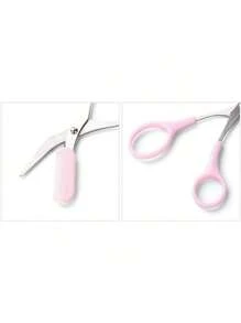 Juego de 5/4/3/2/1 pieza de tijeras y peine para cejas unisex mejorado, talla grande fuerte, talla grande afilado, nueva versión para arreglar cejas para mujeres y hombres, herramienta de recorte de cejas perfecta con mejor control de longitud, accesorio de belleza para el hogar, tijeras con mini peine