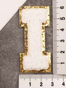 26个A-Z字母贴片，金色，可移除缝制3D刺绣字母贴纸，适用于帽子、牛仔裤、衣服、包包、DIY工艺品、时尚装饰、珠宝盒、收纳盒、手机壳等。 - 彩色 - 查看 19