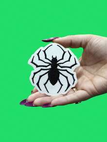 1PC Phantom Troupe Patch Spider Tattoo Embroidered Iron On