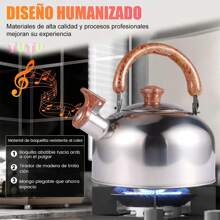 6 Piezas Juego De Utensilios De Cocina De Acero Inoxidable, Juego De Ollas De Cocina, Olla De Acero Inoxidable Para El Hogar, Utensilios De Cocina De Acero Inoxidable, Juego De Ollas Para Cocinar, BateríA De Cocina De Acero Inoxidable De 6 Piezas, BateríA De Cocina De Acero Inoxidable De Doble Asa, BateríA De Cocina Con Tapa, Placa De InduccióN, Olla De Acero Inoxidable, BateríA De Cocina De Acero Inoxidable De Doble Asa, Juego De Cocina Con Mangos De Madera, Juego De Cocina, Utensilios De Cocina Profesionales, ArtíCulos Para El Hogar, Mangos ExtraíBles Con Veta De Madera Y Tapas, Gama Completa, Duradero, FáCil De Limpiar, Adecuado Para El Hogar, Restaurante, Camping - Plateado - Ver 5