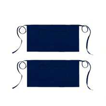 1/2/5 Piezas Delantal de chef unisex con 2 bolsillos grandes y 1 bolsillo pequeño - Delantal de cocina de poliéster para cocinar, restaurante, bar, cafetería - Disponible en varios colores, uniforme de restaurante | Menaje práctico | Delantal con múltiples bolsillos