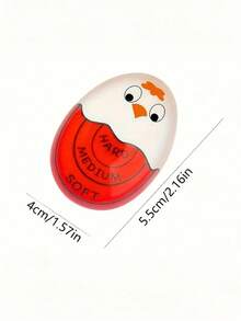 3 件变色煮蛋计时器 - 用灵敏的指示器准确测量煮熟的硬鸡蛋和软鸡蛋，变色指示器告诉鸡蛋何时煮好