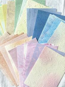 MOCARD 1 Confezione di 23 fogli di carta scrapbooking letteraria fresca, carta sottofondo per decorazioni fai-da-te, regalo per le vacanze, materiale per collage fatto a mano, pianificatore per scrapbooking personalizzato, articoli di cartoleria creativa per la scuola, forniture scolastiche, ritorno a scuola
