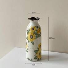 Retro Mini Crackle Ceramic Flower Vase, Single Stem Hydroponic Vase Decor, Rustic Floral Arrangement, Valentine's Day Gift Gifts Birthday Graduation Home Decor Room Decor Glass Vase