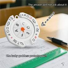 1pc Stress Relief Spinner Wheel Toy For Teenagers, Creative Decision Making Rotation Gadget Decorative Pendant Gift Toy, Suitable For Various Festivals, Ideal For People With Indecision - Multicolor - View 3