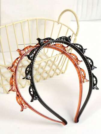 1 pieza/2 piezas Diadema tejida, Clip de flequillo fijador, Diadema de ganchillo multicapa hueca, Pasador de pelo, Accesorios para el cabello, Para mujeres, Otoño, Viaje, Herramientas para el cabello, Accesorios para mujeres, Cosas para el cabello, Otoño, Cabello, Accesorios para el cabello, Accesorios para el cabello para mujeres, Viaje, Accesorios para el cabello, Accesorios para mujeres, Accesorio para el cabello, Accesorios para el cabello de mujeres, Herramientas para el cabello, Cosas para el cabello, Cosas, Accesorios de belleza, Regalos, Viaje, Regalos para mujeres, Cosas para el cabello, Regalos navideños