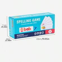 Montessori 26 Alphabet Word Puzzle Toy, English Learning Cognitive Toy, Educational Toy, Children Gift