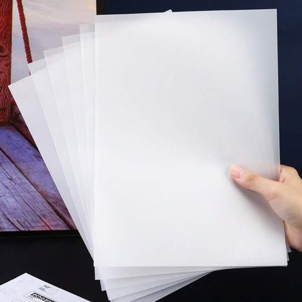 50 Sheets Of A4 A5 Transfer Paper, 73gsm Sulfuric Acid Paper For Copying, Painting, Calligraphy, Packaging, Transparent Tracing Paper, School Supplies, Back To School