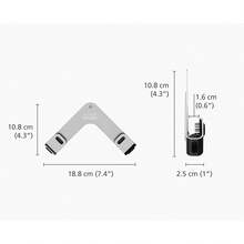 Joseph Joseph Space Set Of 2 Pot And Pan Lid Holders Self Adhesive Wall Mount Storage Organizer, Suitable Lids Up To 11 In, Tape And Screws Included, Stainless Steel - 1 - Xem 3