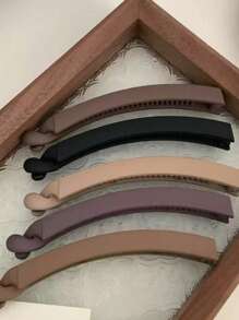 1 Pieza Clip de Banana Mate Retro para Mujer, Accesorio de Cabello Simple y Elegante para Uso Diario, Pinzas para el Cabello, Pasadores de Cabello, Barrettes