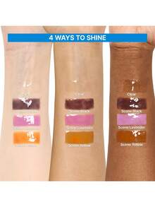 Fwee 3D Changing Gloss 01 Scena Nera, Rosa Cristallo, Beige Solare, Rivestimento Gelatinoso Rimbalzante, Lucentezza Acqua di Vetro, Sfocatura Linea Labbra, Potenziatore di Rossetto Sottostante, Soccorso Labbra del Deserto, Lunga Durata, Sguardi Cosmici, K-Beauty, Trucco Coreano, 5,6g/0,19oz