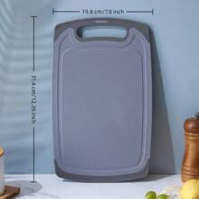 1 片双面砧板 抗菌防霉 家用辅助食品砧板 水果砧板 粘性厨房砧板 刀板 烹饪用具