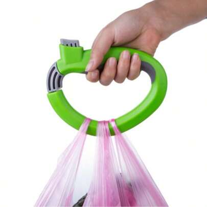 1 Pc Household Helpful Tool, Extra Large Load Capacity, Opening & Closing Style Shopping Handle Grip, Ergonomic Effort-Saving Grocery Bag Holder, Single-Hand Self-Locking Grocery Bag Hanger, For Supermarket Shopping, Convenient And Grip, Easy To Carry