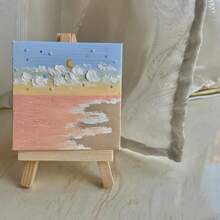 3pcs Mini Oil Painting Frames & Art Board Set, Children's Drawing Boards, Blank DIY Canvases For Painting, Ideal For Oil Painting, Personal Art, Couples Game, Beginner & Artist, Holiday Gift, School Supplies