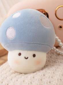 Almohada de peluche con forma de hongo y colgantes, juguete de peluche con forma de hongo relleno y adorable, almohada de peluche con forma de hongo para decoración de habitación y regalo para niños