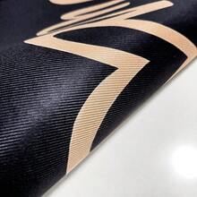 1 件装“欢迎”心形门垫 - 可机洗，黑色底金色书法，适用于玄关、厨房、客厅和卧室装饰，聚酯纤维材质，长方形，可用作前门垫、户外花园装饰垫、浴室厨房装饰垫、厨房地毯 - 彩色 - 查看 4