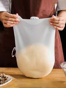 1pc Silicone Non-Stick Dough Kneading Bag - White - View 5