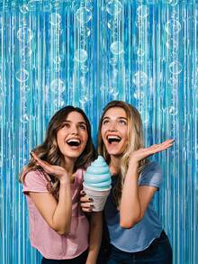 1/2/4串海底白色泡泡花环，海底派对装饰，生日装饰，悬挂彩带海滩横幅水下背景，海洋美人鱼派对装饰悬挂彩带横幅用于海上生日背景，教室家居装饰，派对用品 - 白色 - 查看 6