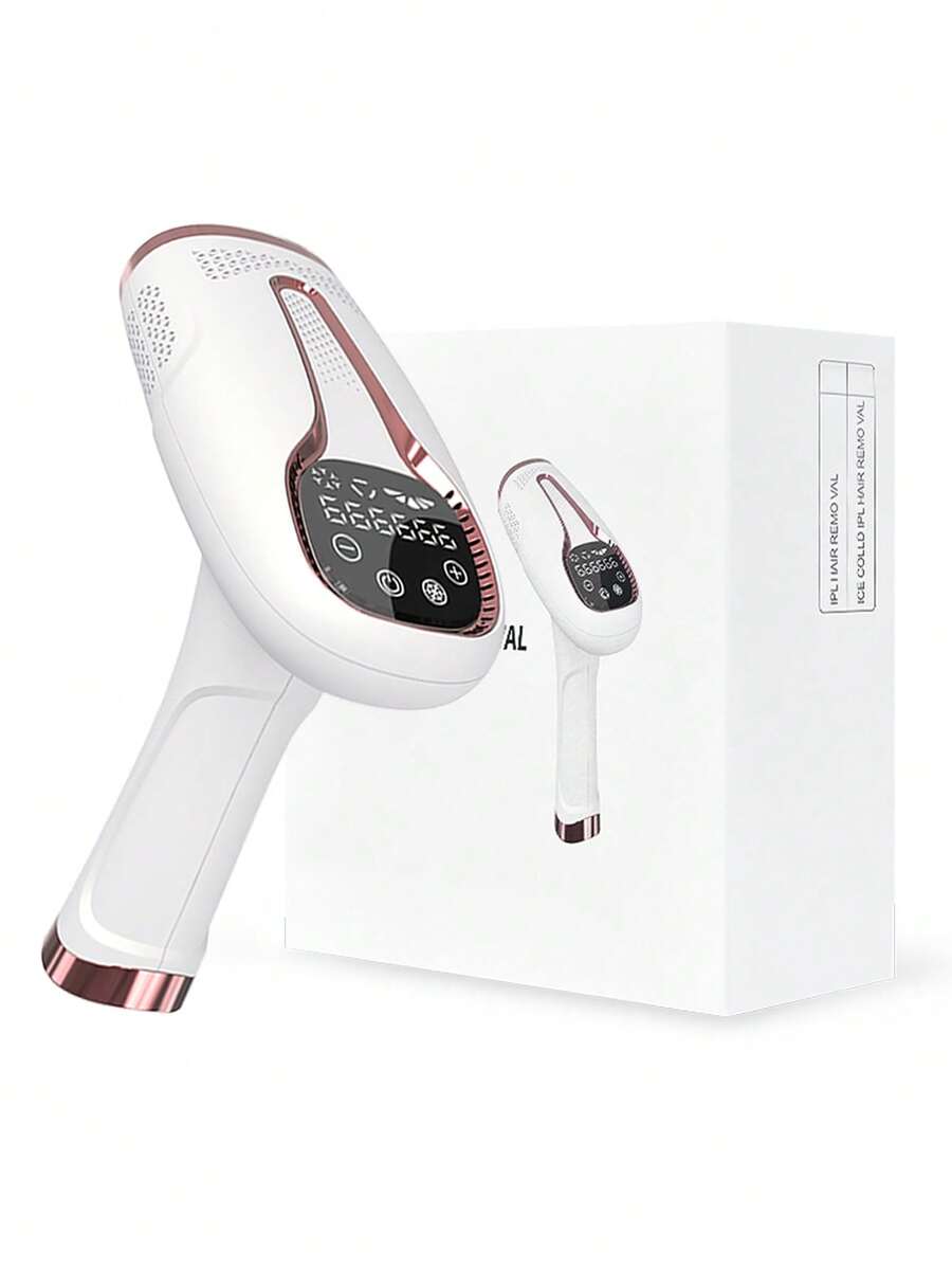 zs 1 件脉冲光激光脱毛带触摸控制 5 级 999,990 次闪光电解无痛永久电动脱毛器 IPL 激光脱毛器适用于女性比基尼腿部身体家用脱毛器 - 查看 1