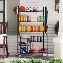 5 Tier Disc Golf Storage Rack - Black - View 8