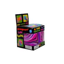 3D冰块 Needoh 减压玩具，Mallow 挤压减压立方体 - 彩色 - 查看 6