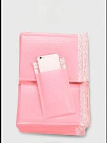 50 Pieces Of Pink Bubble Mail Bags, Soft Cushion Foam Mail Bags, Opaque Self-Sealing Adhesive Waterproof Premium Transport Bags, Jewelry And Cosmetic Supplies Packaging, Small Business Transport Envelope Packaging, Soft Cushion Envelopes, Mailing Envelopes, Transport Supplies, Birthday Gifts, Party Gifts, Festival Gifts.