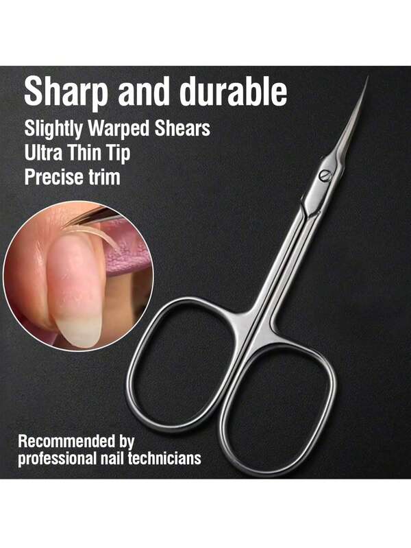 Russian Professional Nail Clipper, Cuticle Removal, Stainless Steel Foot Care Tool, Eyebrow, Eyelash, Nose Hair Trimmer, Nail Art Tools, Cuticle Cutter