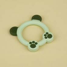 硅胶婴儿牙胶，3D凸点按摩出牙棒，6个月以上咀嚼玩具，0-6个月防吞咽抓握设计出牙玩具，易于清洁，持久柔软，适合牙龈