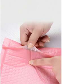 50 Pieces Of Pink Bubble Mail Bags, Soft Cushion Foam Mail Bags, Opaque Self-Sealing Adhesive Waterproof Premium Transport Bags, Jewelry And Cosmetic Supplies Packaging, Small Business Transport Envelope Packaging, Soft Cushion Envelopes, Mailing Envelopes, Transport Supplies, Birthday Gifts, Party Gifts, Festival Gifts.