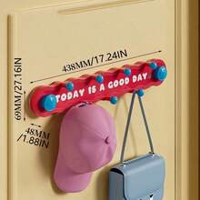 1 Móc treo xoay Dopamine - Giá treo không cần khoan cho phòng tắm, nhà bếp, phòng ngủ - Giá dán đa năng có thiết kế xoay giúp treo linh hoạt, lắp đặt nhanh chóng, giữ chắc chắn, giải pháp tiết kiệm không gian cho khăn tắm, bàn chải, dụng cụ, mỹ phẩm, máy sấy tóc, phụ kiện và đồ dùng thiết yếu hàng ngày trong trang trí nhà hiện đại. - Nhiều màu - Xem 10