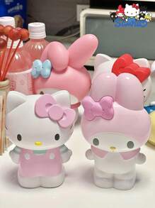 Sanrio 1 pieza Soporte para bolígrafos de Hello Kitty, organizador de escritorio para brochas de maquillaje Melody, regalo, estuche de lápices, bolsa de lápices