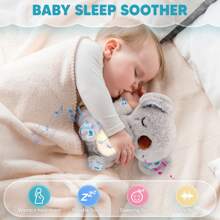 Children's Soothing Companionship Plush Toy Soft Wireless Calming & Sleep Otter/Koala Plush Toy  ﻿
