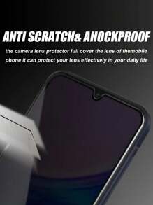 2 件全覆盖防窥钢化玻璃屏幕保护膜适用于三星 Galaxy A14、A15、A25、A34、A54、S20 FE - 防指纹、防水、真玻璃、9H 硬度、防眩光涂层、防刮智能手机屏幕保护膜、防指纹玻璃 | 真玻璃屏幕 | 钢化玻璃屏幕、玻璃保护膜